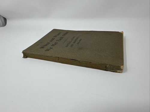 When and Where We Met Each Other-1899 Civil Battle Data - Picture 3 of 10