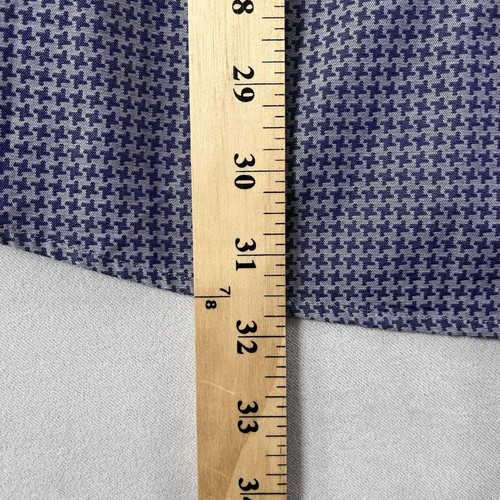 Camisa Eton Contemporánea Hombre Grande Azul Gris York Micro Pata de Gallo 41 16 - Imagen 10 de 10