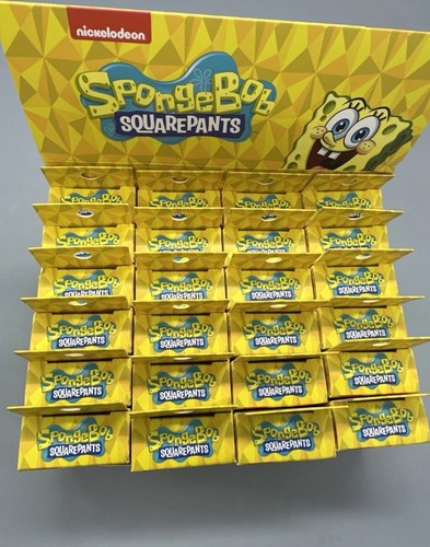 Case Of 24 SPONGE BOB SQUARE PANTS Bling Box Pins-new - Picture 2 of 6