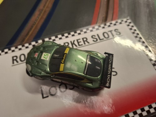 Scalextric Micro Aston Martin DBR9 Metallic Green #57 1:64 Slot Car - Picture 8 of 9