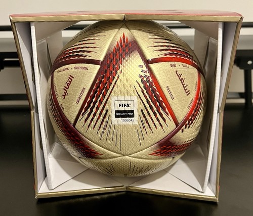 NEW Adidas Al Hilm Pro Football Qatar 2022 World Cup Final OFFICIAL Match Ball - Bild 7 von 9