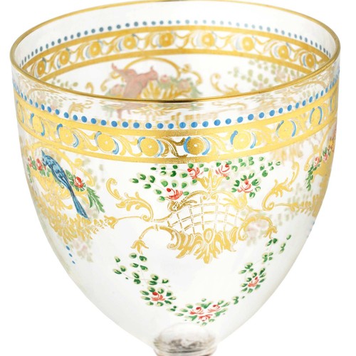 Copa de vino Salviati GlassOfVenice vintage de cristal de Murano - Imagen 4 de 5