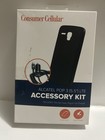 Consumer Cellular ALCATEL POP 3 (5.5) Accessory Kit w/Flex Gel Case, Car Charger