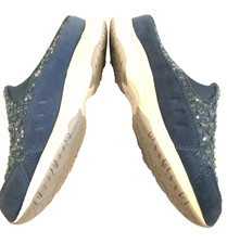 Easy Spirit Women's Traveltime Blue Gray Slip On Sneaker Mules - 8.5M