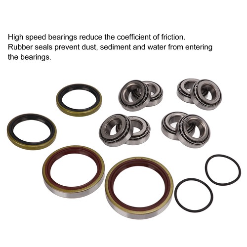 •ATV Front Wheel Bearings Rubber Seals Kit For 325 425 500 Magnum 4x4 - Picture 22 of 22