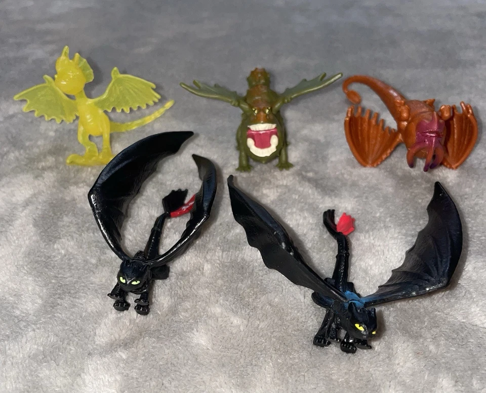 Minifigura Cómo entrenar a tu dragón lote de 5 juguetes DreamWorks Animación 2013 Foto 2 de 4