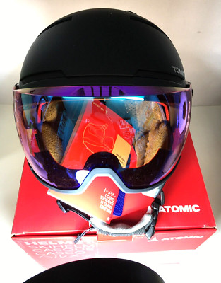 Sport Wintersport Skihelm ATOMIC ''SAVOR GT VISOR PHOTO'' GR.: S= 51-56cm