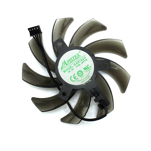 Lüfter für Palit GTX1060 1070 P106-100 GA91S2U/FDC10H12S9-C Grafikkarte - Afbeelding 2 van 11