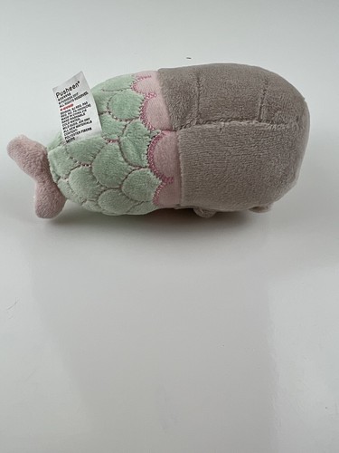 NWT Pusheen Pink Green Mermaid Backpack Clip Keychain Mini Plush Stuffed Animal - Picture 13 of 15