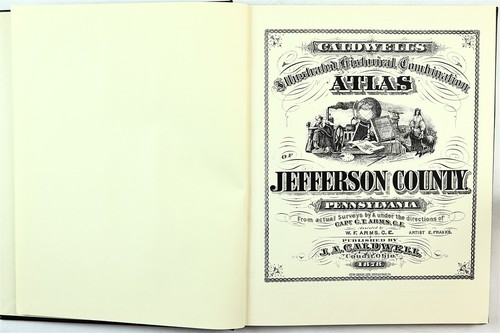 Jefferson County, Pennsylvania 1878 Atlas Reprint Punxsutawney Brookville PA - Picture 2 of 12