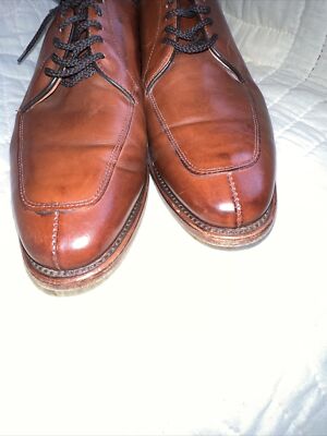 Allen Edmonds Delray Chili Brown Split Toe Dress Shoes  display picture 2