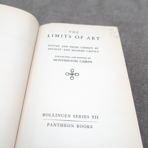 The Limits of Art, Huntington Cairns, Bollingen series XII, (1948) 1st Edition - Imagen 6 de 11