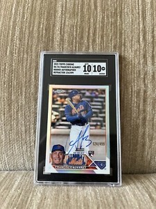2023 Topps Chrome Francisco Alvarez Refractor Rookie Auto RA-FA /499 RC SGC 10
