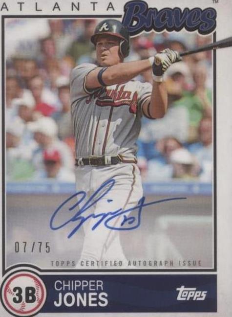 2020 Topps Brooklyn Collection - Chipper Jones #BKA-CJO - 1 of 1