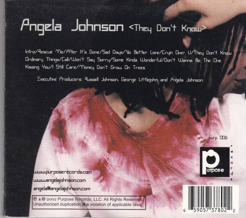 Angela Johnson – They Don't Know CD Brand New & Sealed *FREE SHIPPING* - Picture 2 of 2