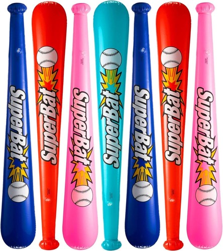 42 Inch Inflatable Baseball Bats in Bulk - Ideal for Kids’ Birthday Parties - Picture 3 of 9