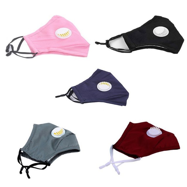 Reusable Breathable Face with Breathing for Adult Teens Black Color Reusable Breathable Face with Breathing for Adult Teens Black Color