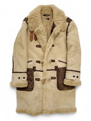 Polo Ralph Lauren Shearling Toggle Coat Jacket M
