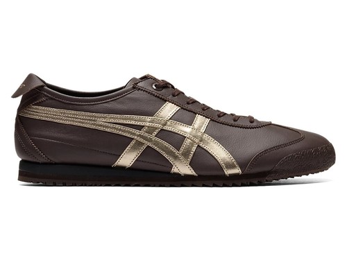 Zapatos Unisex Onitsuka Tiger MEXICO 66 SD 1183A872 204 MARRÓN REGALIZ/CHAMPÁN - Imagen 4 de 11