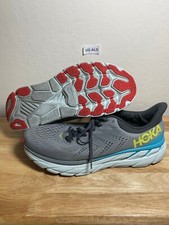 Hoka One One M Clifton 7 GrayBlue/Yellow Sneakers Size Men's 12.5 - 1110508-WDDS