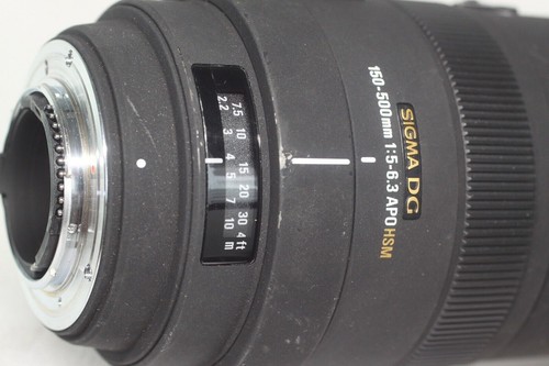 AS IS Sigma 150-500 mm F/5-6.3 AF APO DG OS HSM Teleobjetivo con zoom para Nikon - Imagen 10 de 19