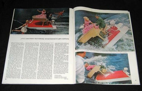 CYPRESS GARDENS FLORIDA 1963 PICTORIAL DICK POPE WATER SKIING ARTISTRY - Bild 1 von 2