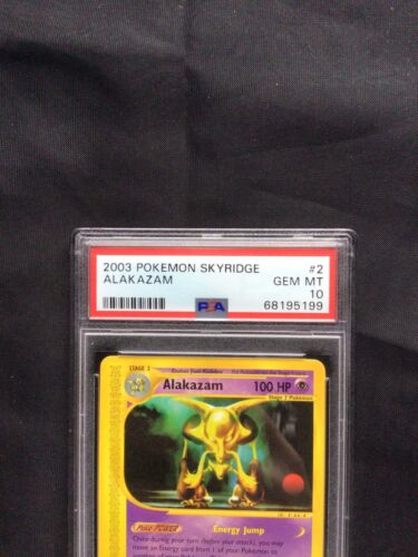 Pokemon Cards: Skyridge Rare: Alakazam 2/144 PSA 10 - Foto 3 di 6