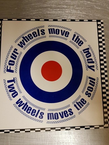 NORTHERN SOUL 12" x 12" METAL SIGN, MOD/ SKA/ MAN CAVE/ GARAGE/ SHED/ BAR - Picture 2 of 4