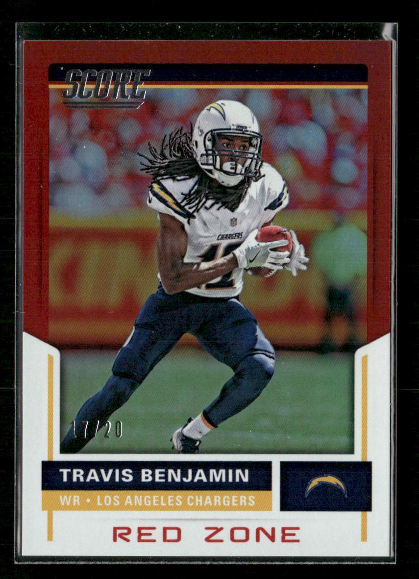 2017 Score #91 Travis Benjamin Red Zone #/20