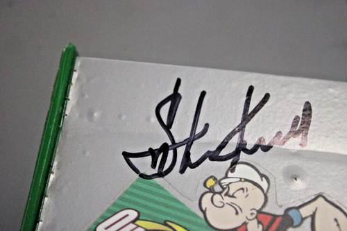 2004 Steve Kinser Quaker State Popeye 1/18 GMP Custom Sprint Diecast Autographed - Picture 4 of 4