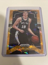 Luka Samanic 2019-20 Panini Prizm Orange Ice Prizm 265 San Antonio Spurs RC