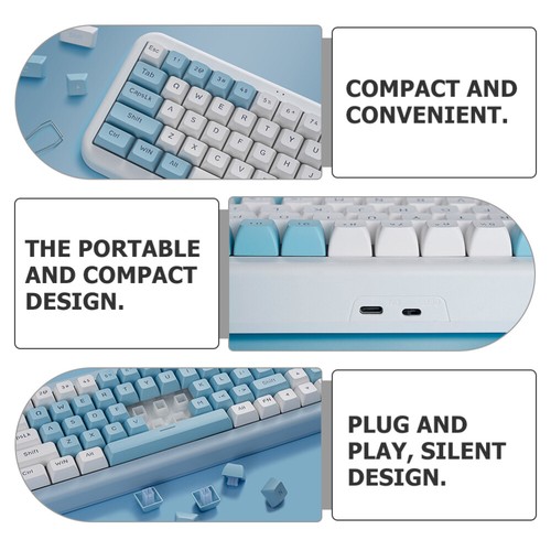 Tragbare Tastatur Elektronische Tastatur Drahtlose Computer Tastatur - Bild 5 von 12