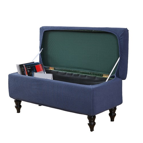 ☆ Storage Ottoman Blanket Box Fabric Large Rest Chest Toy Foot Stool Couch AU - Picture 18 of 22