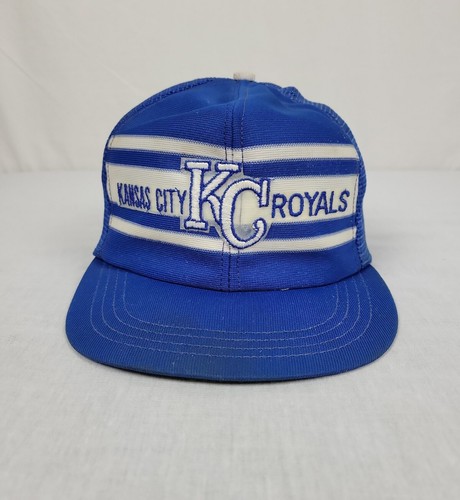 Kansas City Royals Vintage Snapback Mesh Cap MLB KC Royals Blue Baseball Hat USA