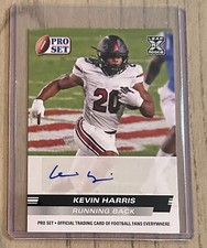 2022 Leaf PRO SET #PSA-KH1 Kevin Harris Auto New England Patriots Rookie Card RC