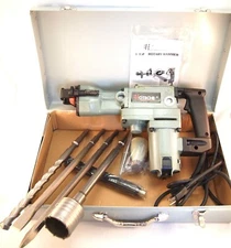 HD 1-1/2" Rotary Demolition Jack Hammer 15J Concrete Breaker With Core Drill Bit