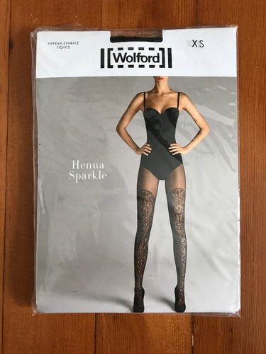 WOLFORD HENNA SPARKLE Tights in Black 
