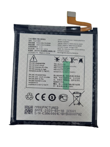 Akku TLp038B1 für Alcatel 3V 2019 5032W Ersatz Original 4000mAh 4,4V - Bild 1 von 12