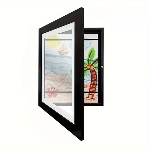 Wall Decoration Wooden Kids Art Frame Changeable Picture Frame For Kids - Picture 5 of 15