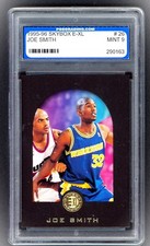 1995-96 Skybox E-XL - Joe Smith #26 (RC) Warriors PGS 9