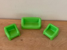 1973 Vintage Hasbro Romper Room Weebles Living Room Set Couch Chair Replacement