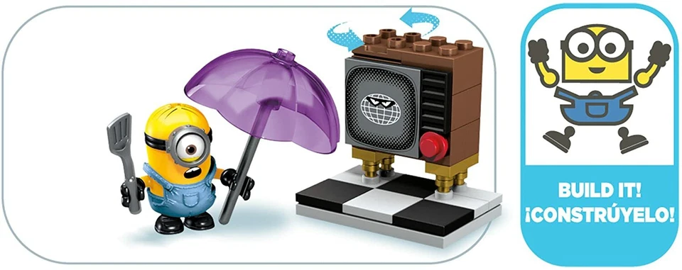 Minions Mega Bloks Silly TV CNF49 Absurda NUEVO ENVÍO GRATUITO 37 PIEZAS 5 AÑOS + Foto 2 de 4