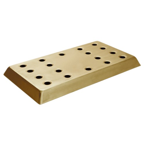 Rectangular Brass Effect Drip Tray 16"x8.75" Professional Barware Drink Tray - Picture 3 of 6