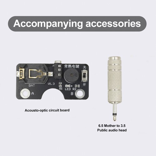 Entraîneur code Morse CW Key Sound Light Circuit Board pour clé manuelle e - Zdjęcie 10 z 14