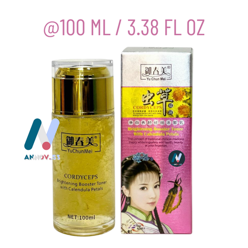 YU CHUN MEI Cordyceps Toner Brighten Anti-Aging Moisture Calendula Petals 100ml - Picture 20 of 22