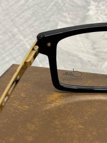 Eyewear Cazal 6031 001 58 15 140 Black Gold 100% Authentic - Imagen 8 de 14