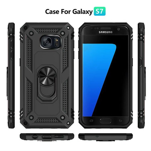 For Samsung Galaxy S7 S8 S9 S10 Plus Case Phone Cover Shockproof +Tempered Glass - Picture 11 of 50