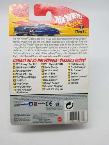 2004 Hot Wheels Classics Series 1 VW Bug Red - Picture 6 of 6