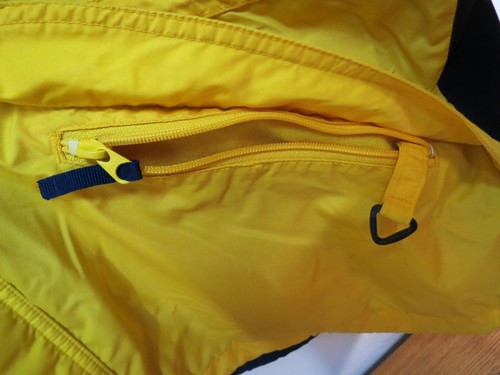 Columbia Interchange Coat Jacket Mens L Outer Layer Only VTG Yellow - Picture 5 of 7