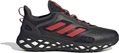 Adidas Web Boost Black Red Sz 11.5 HQ4155 Running